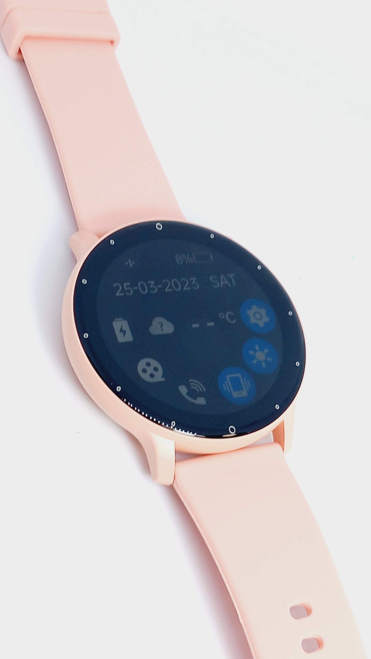 Smart watch cadran rond