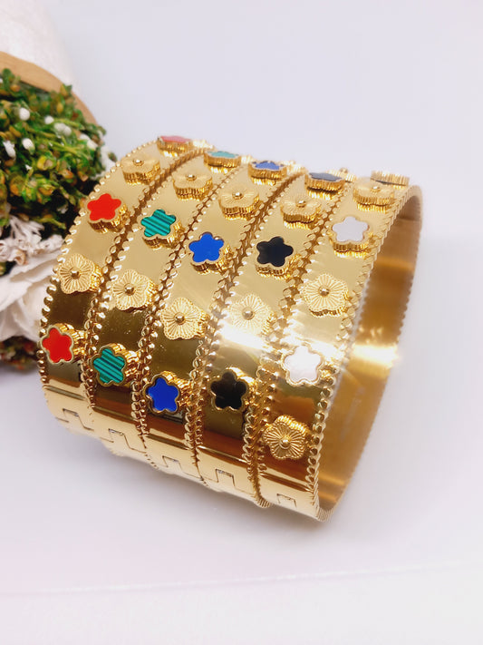 5 bracelet multi couleur en 3 d